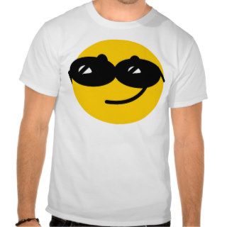 Flirty sunglasses smiley face shirts