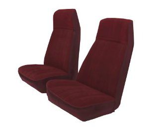 Acme U185 4568 Maroon Vinyl Front High Back Bucket and Rear Bench Seat Upholstery: Automotive