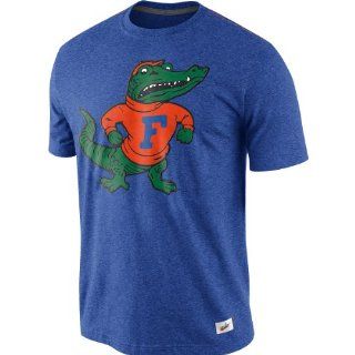 Florida Gators shirt : Nike Florida Gators Vault Old School Tri Blend T Shirt   Royal Blue : Sports Fan T Shirts : Sports & Outdoors