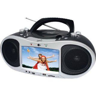 Supersonic SC 186D 7” Portable TFT LCD Display with DVD/CD/MP3, AM/FM, USB & SD Card Slot: Car Electronics