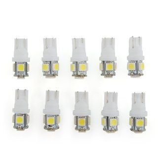 pat me 10x 194 168 2825 T10 5 SMD White LED Car Lights Bulb Super Bright  Video Projector Lamps  Camera & Photo