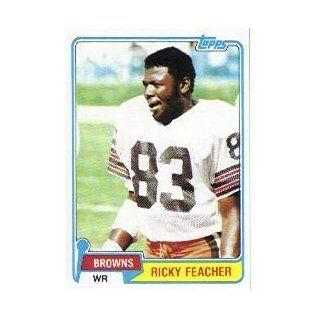 1981 Topps #196 Ricky Feacher: Sports Collectibles