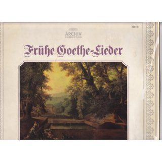 Fruhe Goethe Lieder (Poems by Goethe in settings by composers of his time): Music