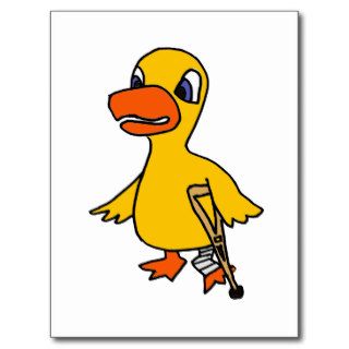 XX  Funny Lame Duck Cartoon Post Card