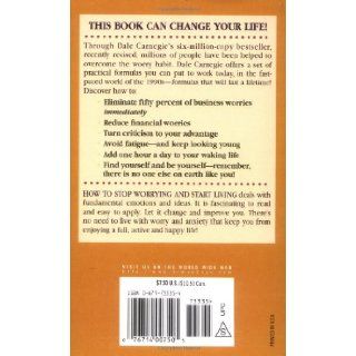 How to Stop Worrying and Start Living: Dale Carnegie: 9780671733353: Books