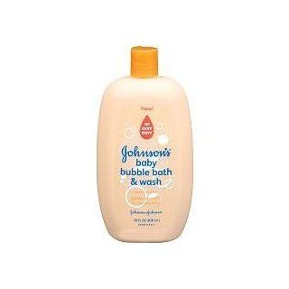 Johnson and Johnson Baby Bubble Bath and Wash, Sweet Melon, 28 Oz (Pack of 2) Health & Personal Care