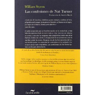 Las confesiones de Nat Turner: William Styron: 9788492451029: Books