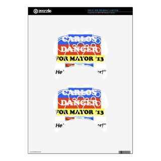 Carlos Danger For NYC Mayor He's A Real Weiner Xbox 360 Controller Skin