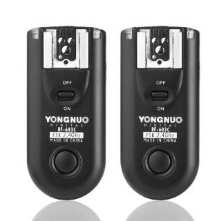 Yongnuo RF 603 C1 2.4GHz Wireless Flash Trigger for Pentax K20D K200D K10D K100D Canon Rebel 300D/350D/400D/450D/500D/550D/1000D Series LF238 : Photographic Lighting Slave Remote Triggers : Camera & Photo