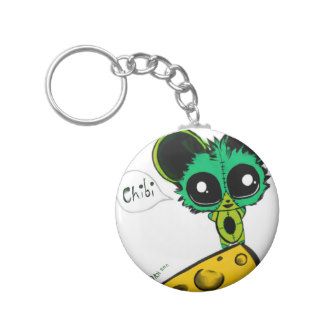 Anime Chibi Mouse and Cheese Key Chains