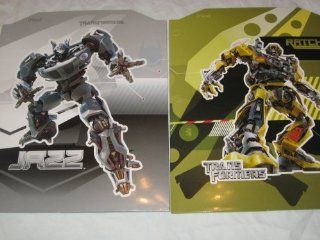 Transformers Jazz & Rachet 2 Pocket Folders Portfolio (2 Units) by DreamWorks : File Jackets And Pockets : Office Products