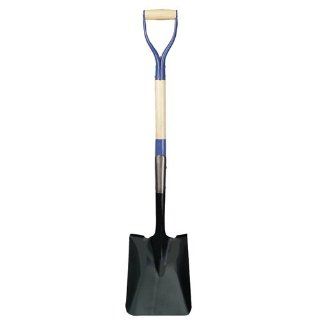 Bon 14 263 Contractor Grade Square Point Shovel with 27 Inch D Handle
