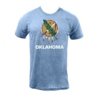 UGP Campus Apparel Oklahoma State Flag Mens T Shirt: Clothing