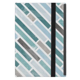 Grunge Diagonal Stripe Pattern iPad Mini Covers