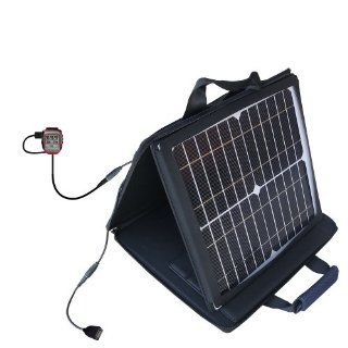 Gomadic SunVolt High Output Portable Solar Power Station designed for the Garmin Forerunner 305   Can charge multiple devices with outlet speeds: GPS & Navigation