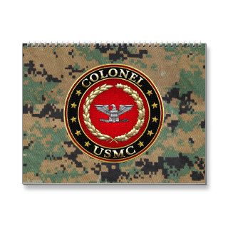 U.S. Marines: Colonel (USMC Col) [3D] Calendar