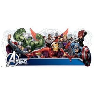 Avengers Assemble Personalization Headboard Peel and Stick 108 Piece Wall Decals RMK2240GM