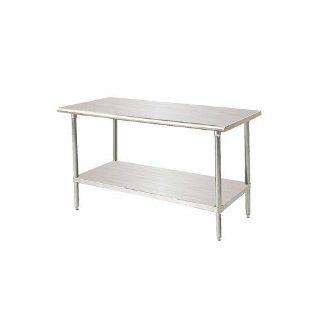 Advance Tabco MS 309 30" X 108" Stainless Steel Commercial Work Table W/ Stainless Steel: Industrial & Scientific