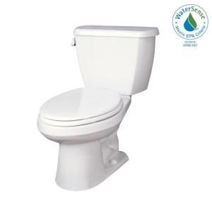 Gerber Avalanche 2 Piece High Efficiency Elongated Toilet in White GHE21812