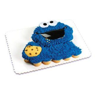 Cookie Monster Face Poptop Cake Topper ~ Designer Cake/Cupcake Topper ~ NEW ~ LOOK!!!: Everything Else