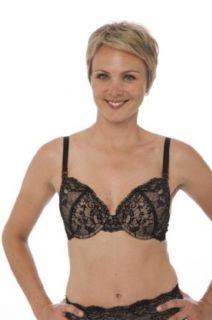 QT Intimates Women's Lace Cup Padded Nursing Bra at  Womens Clothing store