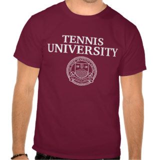 Tennis T Shirt Maroon Red