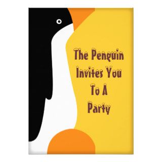 The Emperor Penguin Invites You To A Party