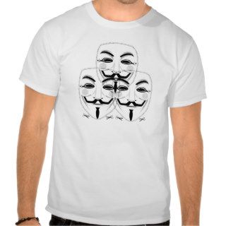 Anonymous : Guy Fawkes Mask T Shirt