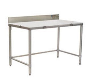 Eagle Group CT3084S BS Cutting Table   White Polymer Top & Removable Backsplash, 84x30, Each: Kitchen & Dining