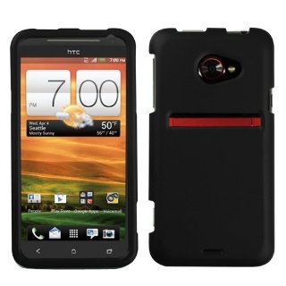 Asmyna HTCEVO4GLTEHPCSO306NP Premium Durable Rubberized Protective Case for HTC Evo 4G LTE   1 Pack   Retail Packaging   Black: Cell Phones & Accessories