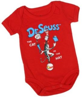 Dr. Seuss Cat In The Hat Infant Bodysuit Size 6M: Infant And Toddler Bodysuits: Clothing