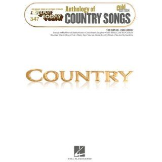Anthology of Country Songs   Gold Edition: E Z Play Today Volume 347: Hal Leonard Corp.: 9781423496601: Books