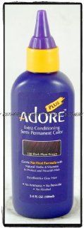 Adore Plus #348 DARK PLUM BROWN 3.4 FL OZ : Chemical Hair Dyes : Beauty