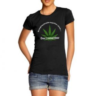 Womens Weed Cannabis Smokers Chill Out T Shirt Top at  Womens Clothing store