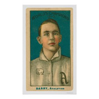Jack Barry Baseball 1910 Print