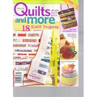Quilts And More Magazine (Spring 2012): Various: Books