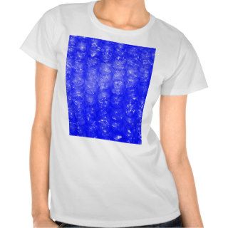 Blue Bubble Wrap Effect Shirt