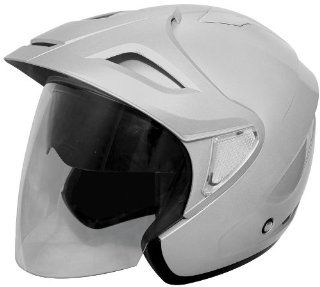 Cyber Helmets U 378 Solid Helmet , Size Md, Primary Color Silver, Helmet Category Street, Distinct Name Silver, Helmet Type Open face Helmets, Gender Mens/Unisex 640495 Automotive