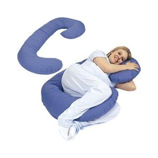 Leachco Snoogle Deluxe Total Body Pillow Color: Denim : Maternity Pillows : Baby