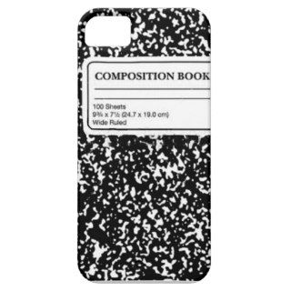 Composition Book iPhone 5 Case