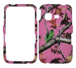 Pink Camo Adv Tree Straight Talk Net 10 Tracfone Samsung S390g Sgh s390g Freeform M Protector Hard Plastic Rubberized Phone Accessory Case Cover: Cell Phones & Accessories