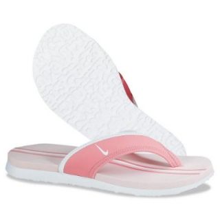 Nike Women's Celso Thong Plus (Coral Chalk/ Aluminum Pink/ White)   6: Shoes