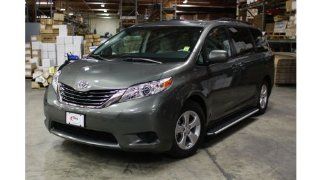 2011 2012 Toyota Sienna ATS Running Boards (Anodized Silver SL Series) [Excludes SE Models]: Automotive