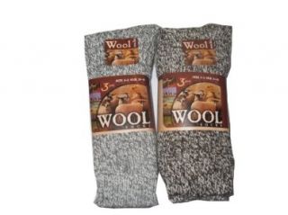 6 pairs mens extra thick wool socks: Clothing