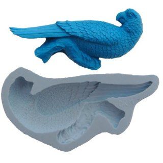 O.K Molds silicone parrot cake decorating fondant gompaste supply M4821   Candy Making Molds