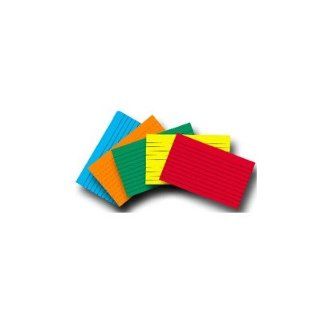 Index Cards 4x6 Lined 100 Ct Brite: Toys & Games