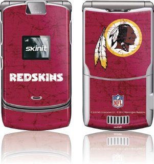 NFL   Washington Redskins   Washington Redskins Distressed   Motorola RAZR V3   Skinit Skin Cell Phones & Accessories