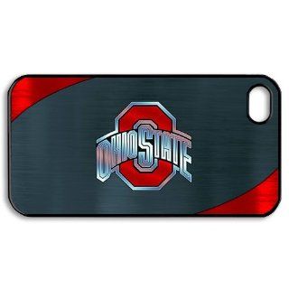 Diy cover Customize Plastic Printing Phone Cases for iPhone 4/4S NCAA Ohio State Team Logo 04 Cell Phones & Accessories