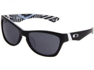 Oakley Men's Jupiter LX Shaun White Signature Series Sunglasses (Polished Black Frame/Grey Lens): Clothing