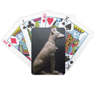Statue of a Dog, Mesopotamia, c.5000 1000 BC (lime Bicycle Card Deck